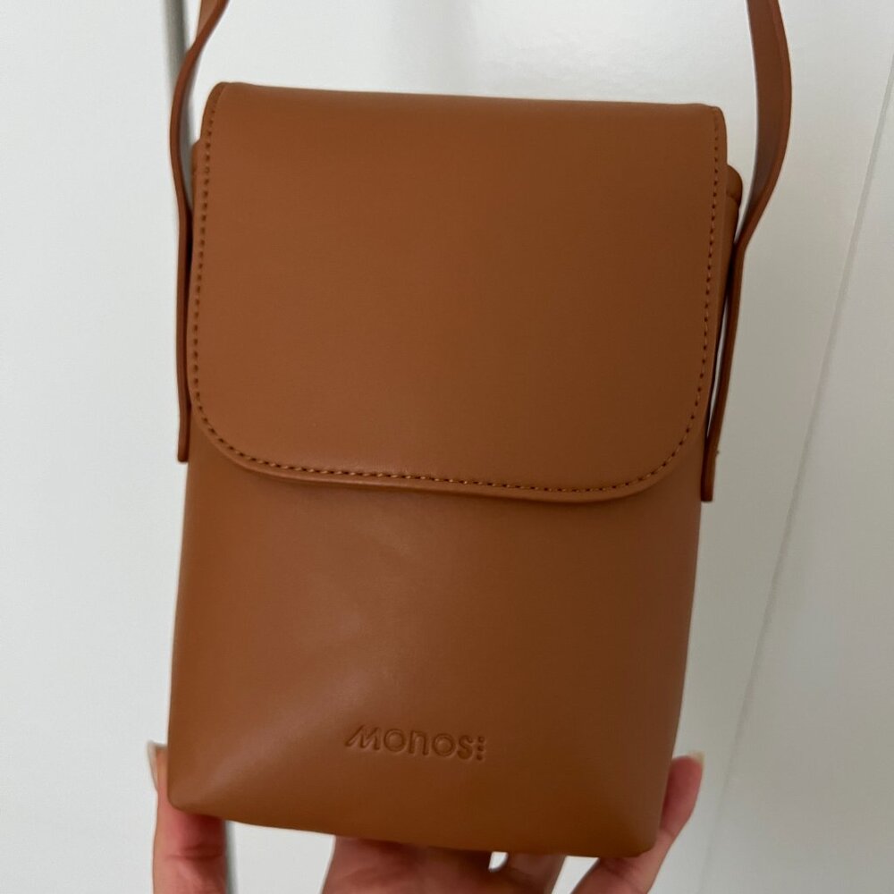 Monos Metro Mini Crossbody, Tan